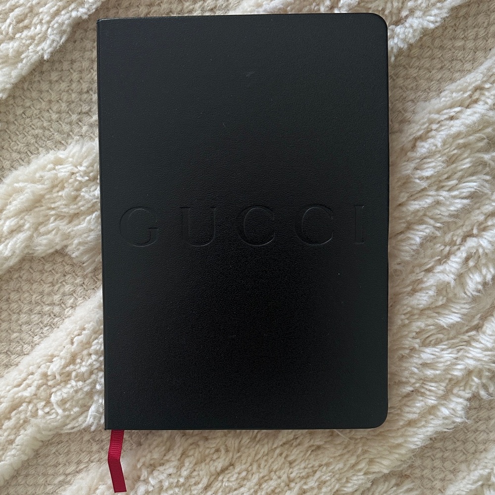 Gucci Black Journal with Red Accent